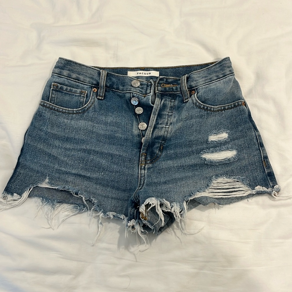 Pacsun vintage high rise denim shorts